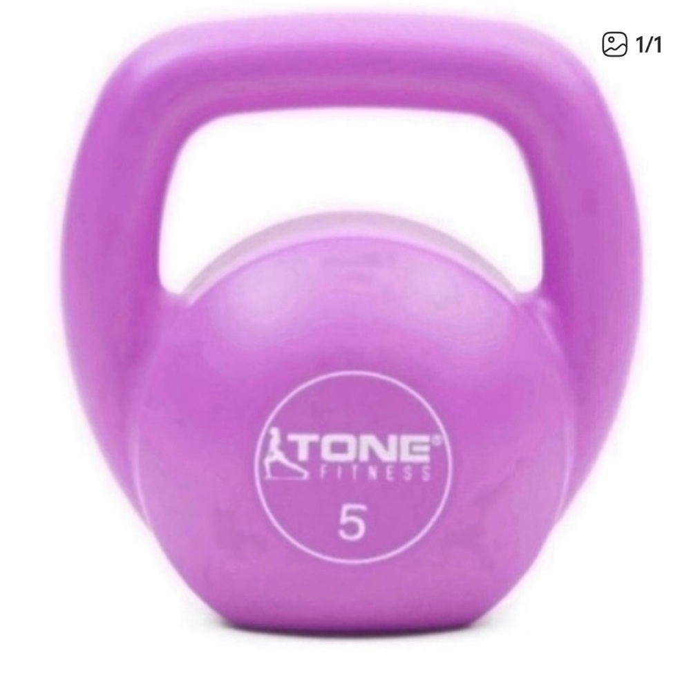 Tone Fitness Purple Kettlebell